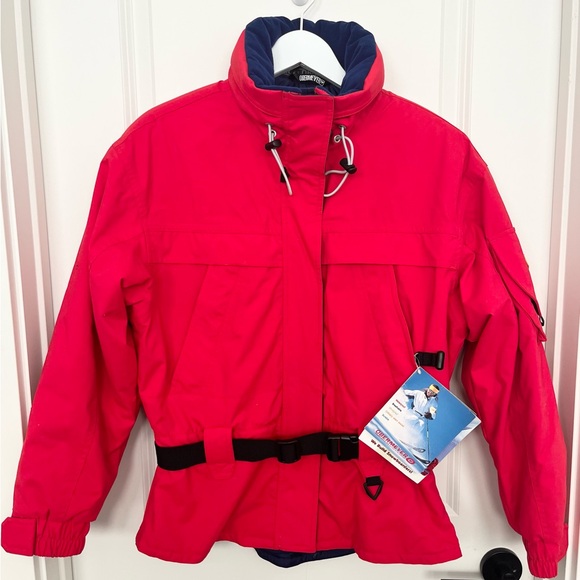 Vintage Obermeyer Competition II Parka Jacket Ski Snowboard Red NWT Women’s 10 - Picture 1 of 16